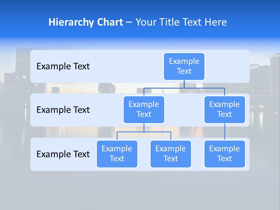 Water Skyscrapers Tourism PowerPoint Template