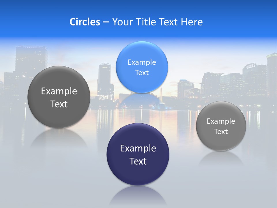 Water Skyscrapers Tourism PowerPoint Template
