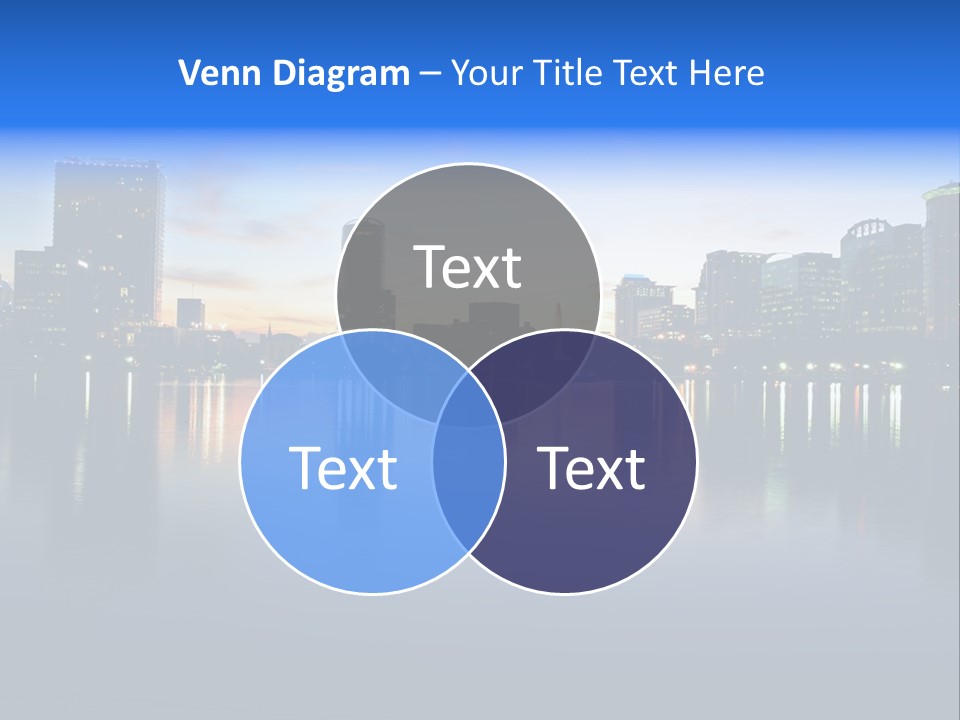 Water Skyscrapers Tourism PowerPoint Template