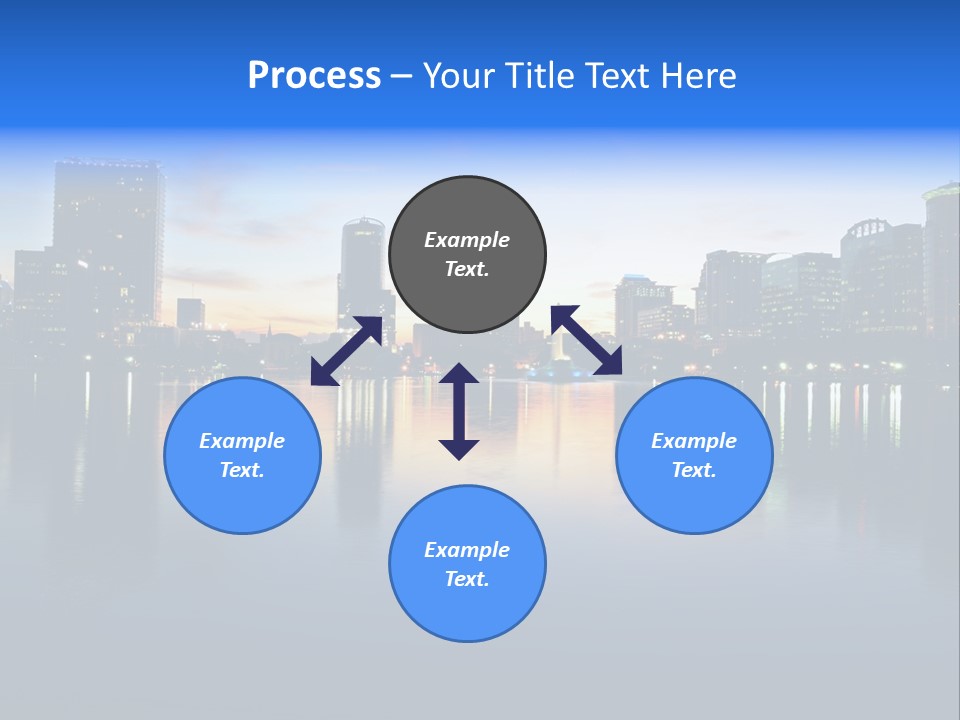 Water Skyscrapers Tourism PowerPoint Template