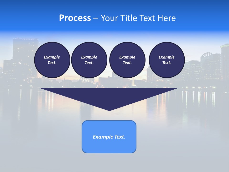 Water Skyscrapers Tourism PowerPoint Template