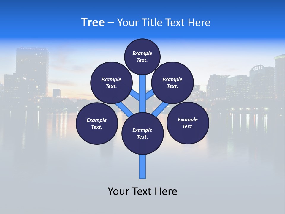 Water Skyscrapers Tourism PowerPoint Template