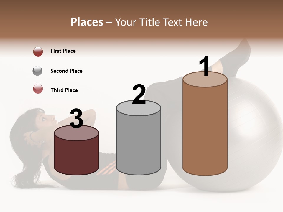 Abdos Musculaire Tenue PowerPoint Template