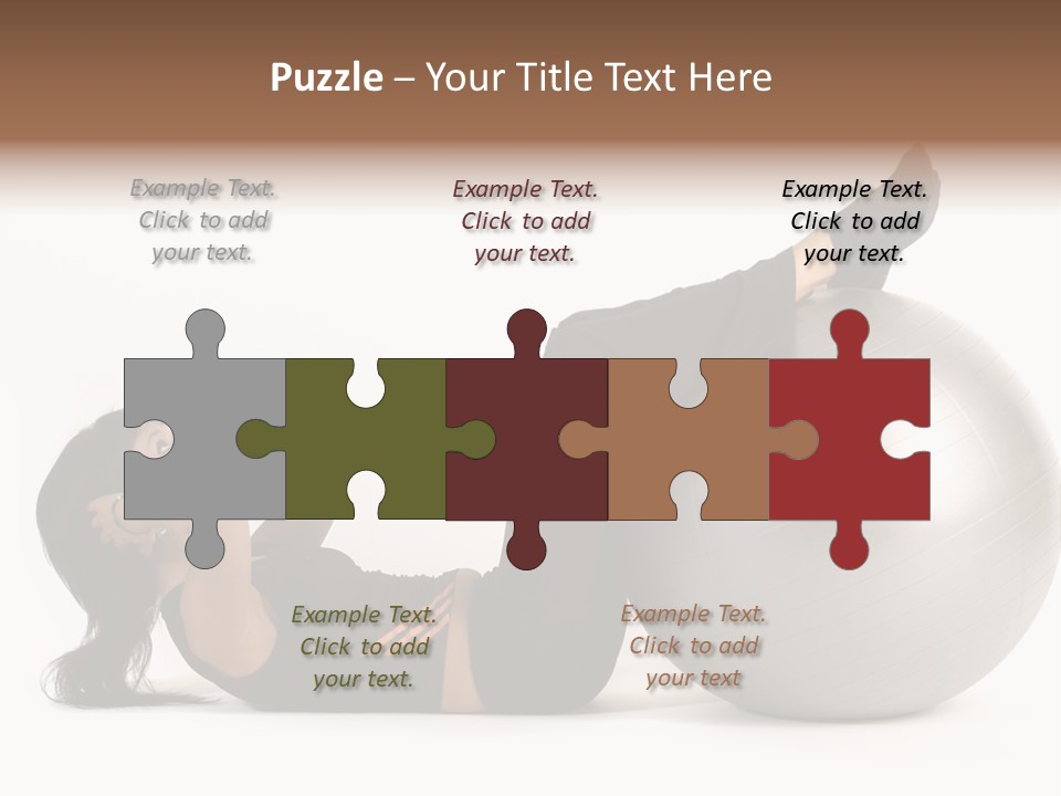 Abdos Musculaire Tenue PowerPoint Template