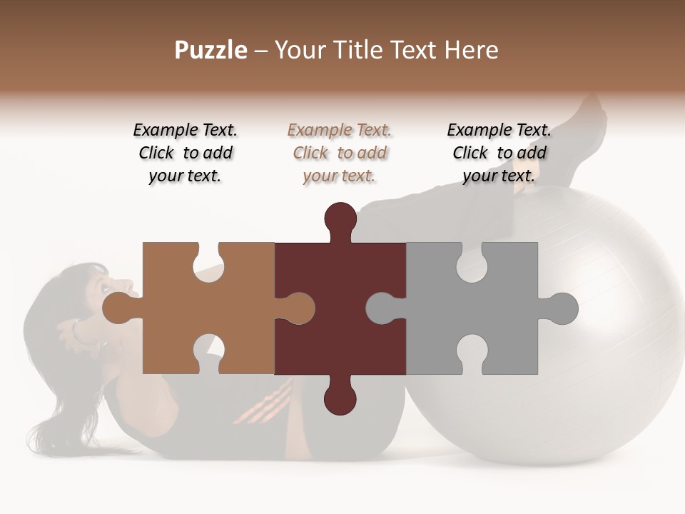 Abdos Musculaire Tenue PowerPoint Template