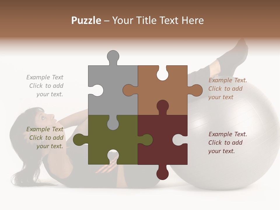 Abdos Musculaire Tenue PowerPoint Template