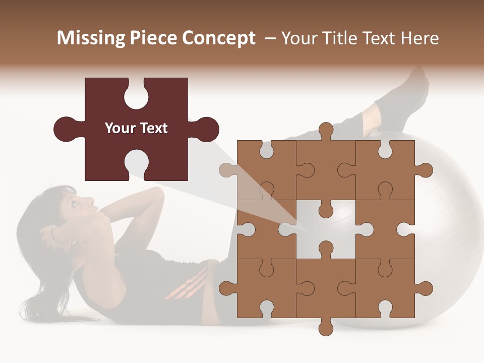 Abdos Musculaire Tenue PowerPoint Template