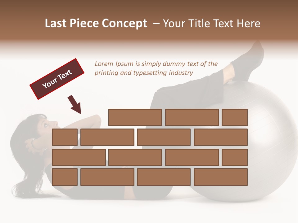 Abdos Musculaire Tenue PowerPoint Template