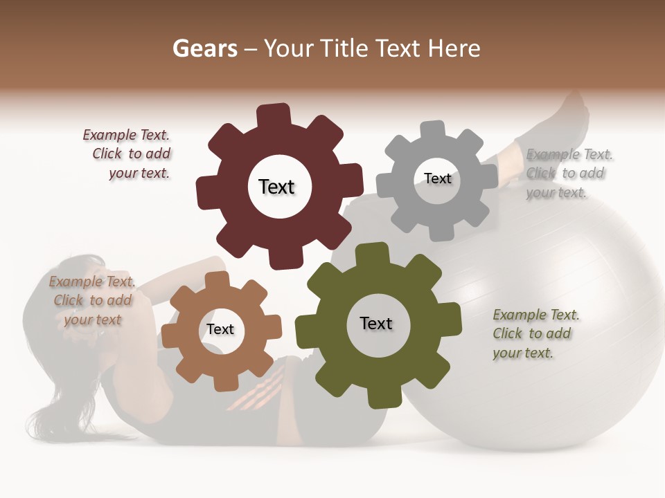 Abdos Musculaire Tenue PowerPoint Template