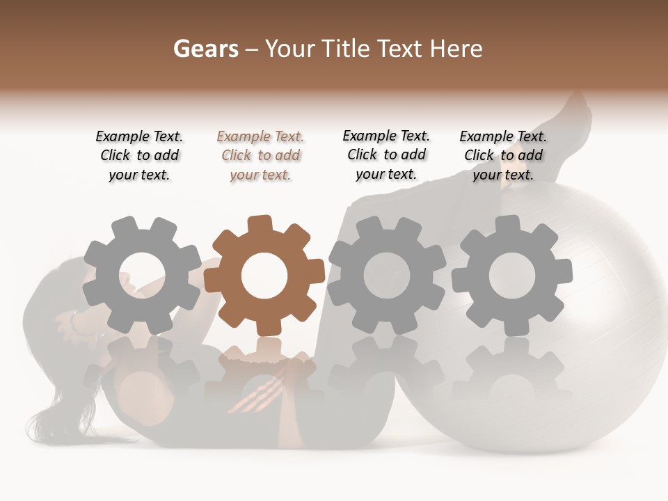 Abdos Musculaire Tenue PowerPoint Template