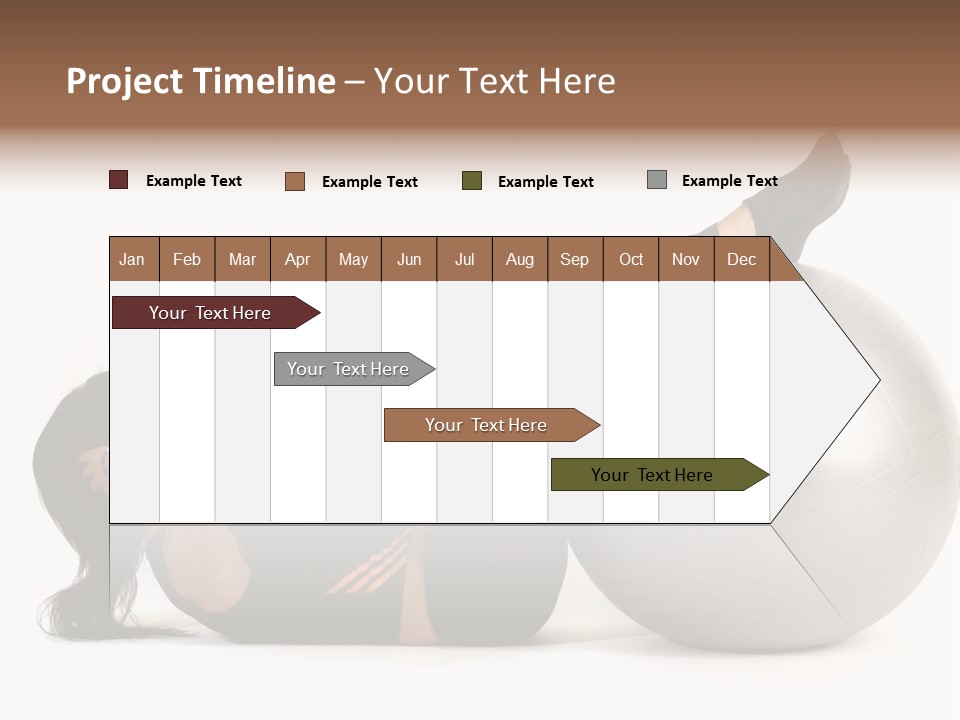 Abdos Musculaire Tenue PowerPoint Template