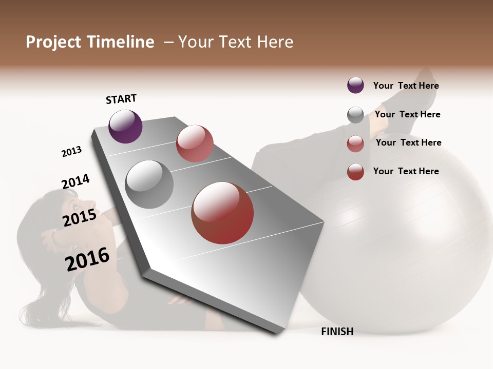 Abdos Musculaire Tenue PowerPoint Template