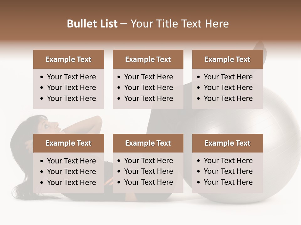 Abdos Musculaire Tenue PowerPoint Template