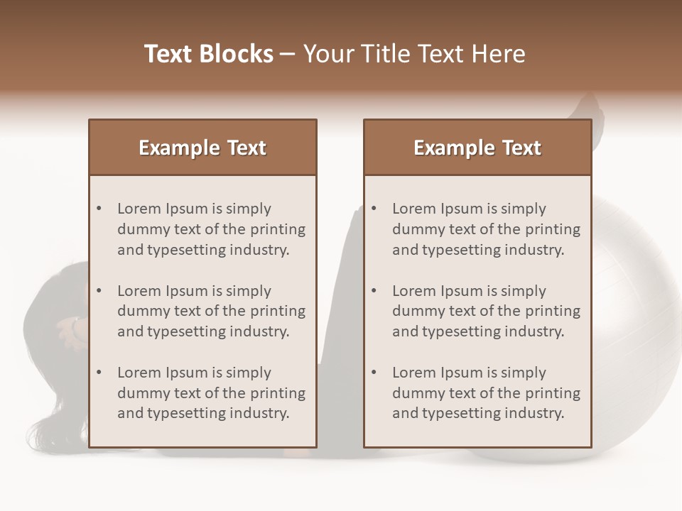 Abdos Musculaire Tenue PowerPoint Template