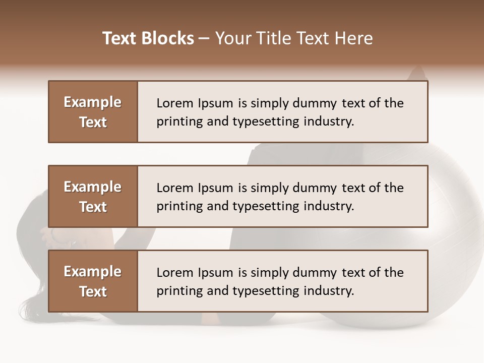 Abdos Musculaire Tenue PowerPoint Template