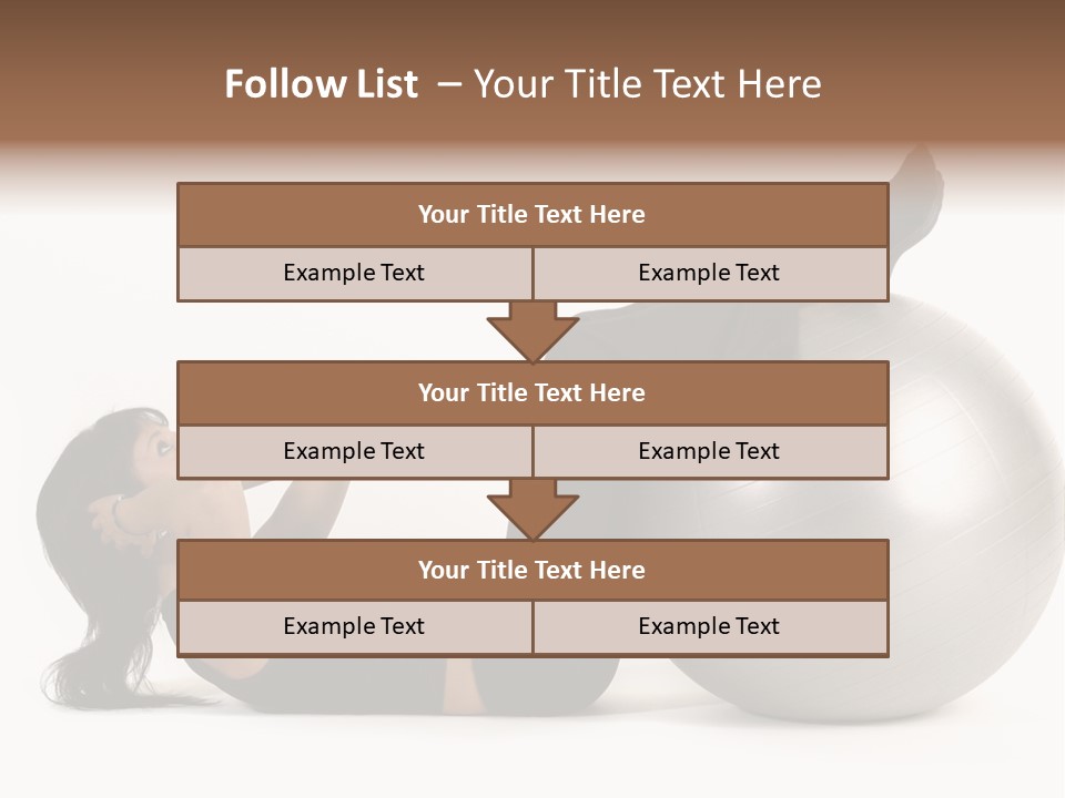 Abdos Musculaire Tenue PowerPoint Template
