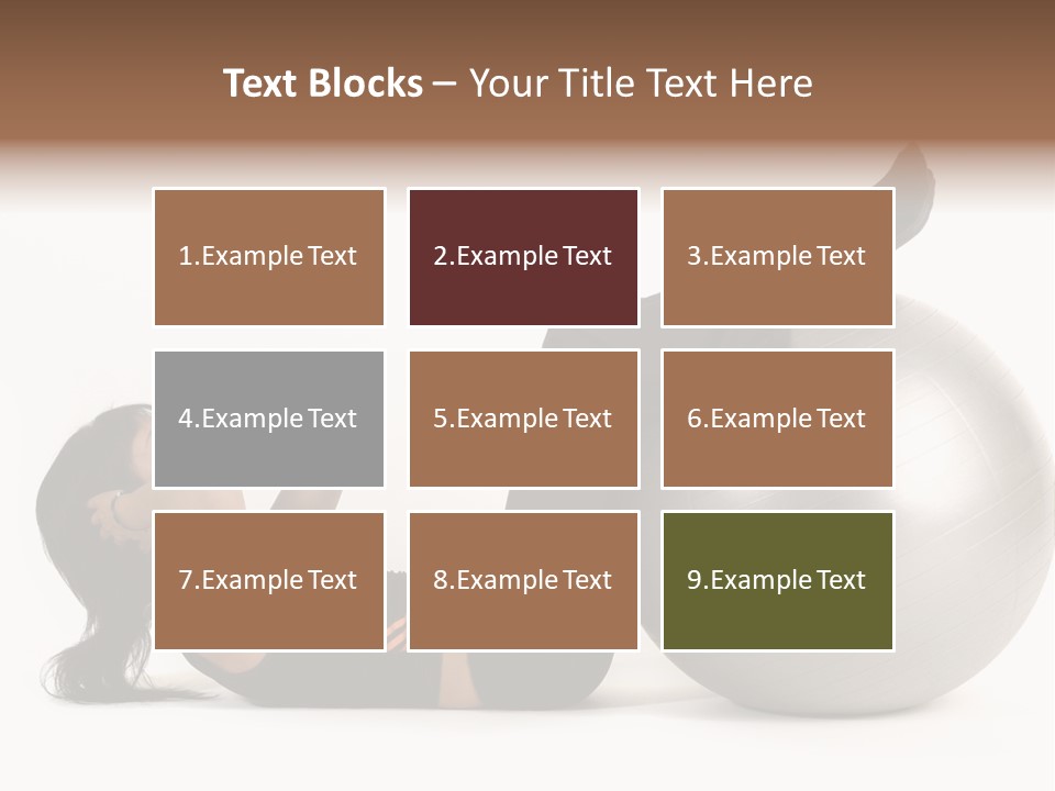 Abdos Musculaire Tenue PowerPoint Template