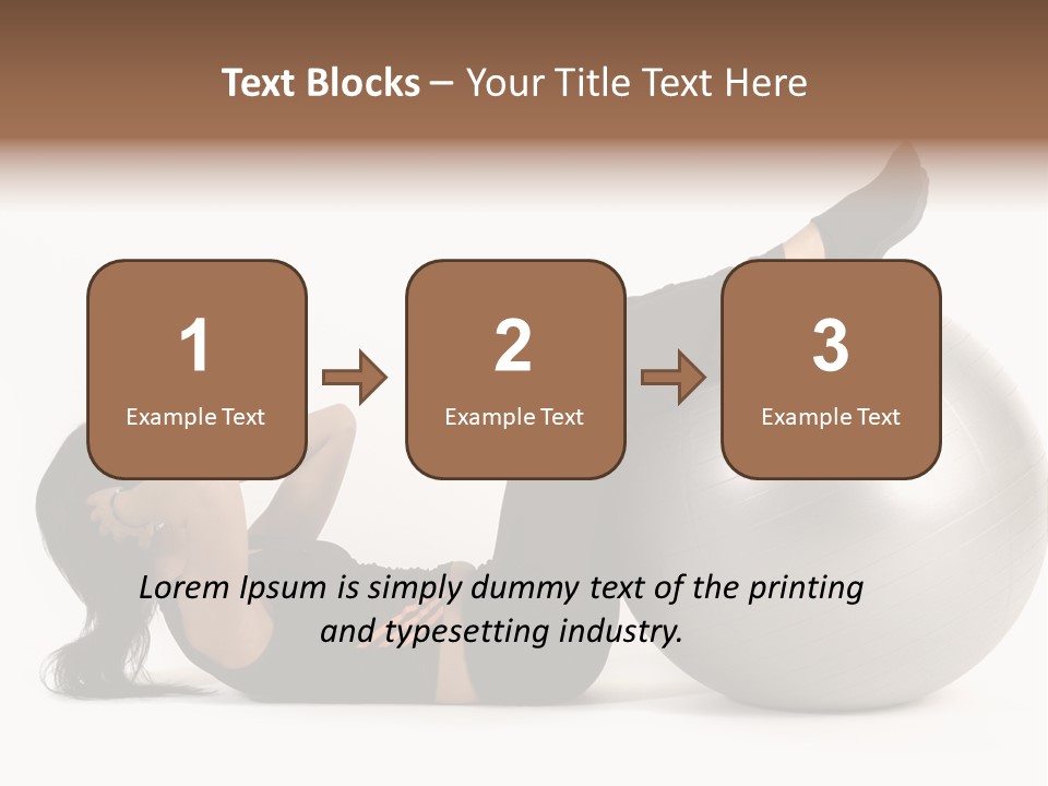 Abdos Musculaire Tenue PowerPoint Template