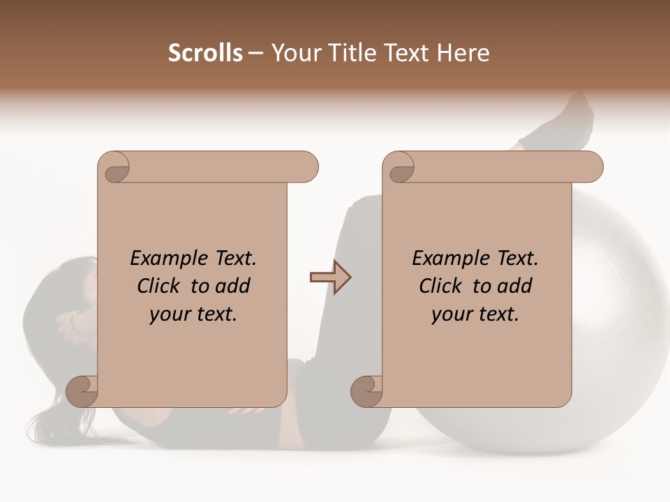 Abdos Musculaire Tenue PowerPoint Template