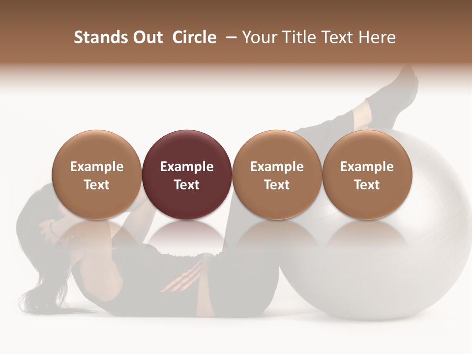 Abdos Musculaire Tenue PowerPoint Template