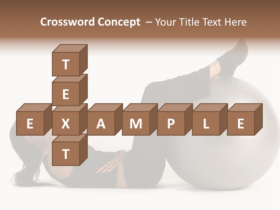 Abdos Musculaire Tenue PowerPoint Template