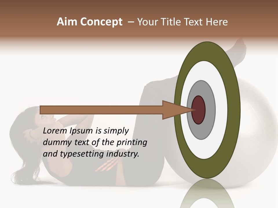 Abdos Musculaire Tenue PowerPoint Template