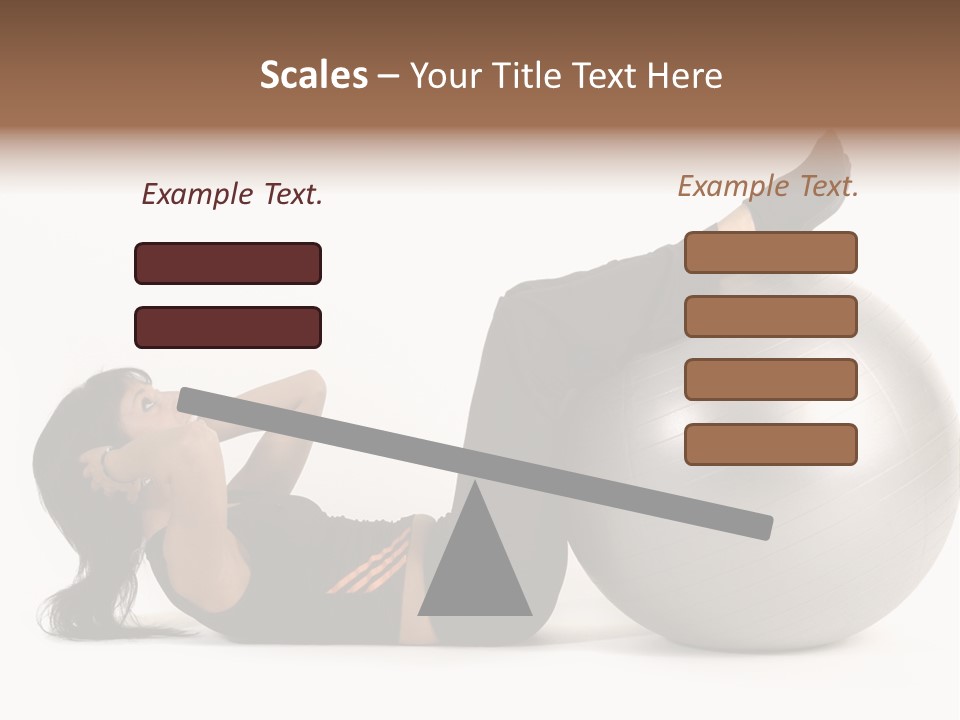 Abdos Musculaire Tenue PowerPoint Template