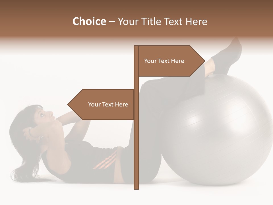 Abdos Musculaire Tenue PowerPoint Template