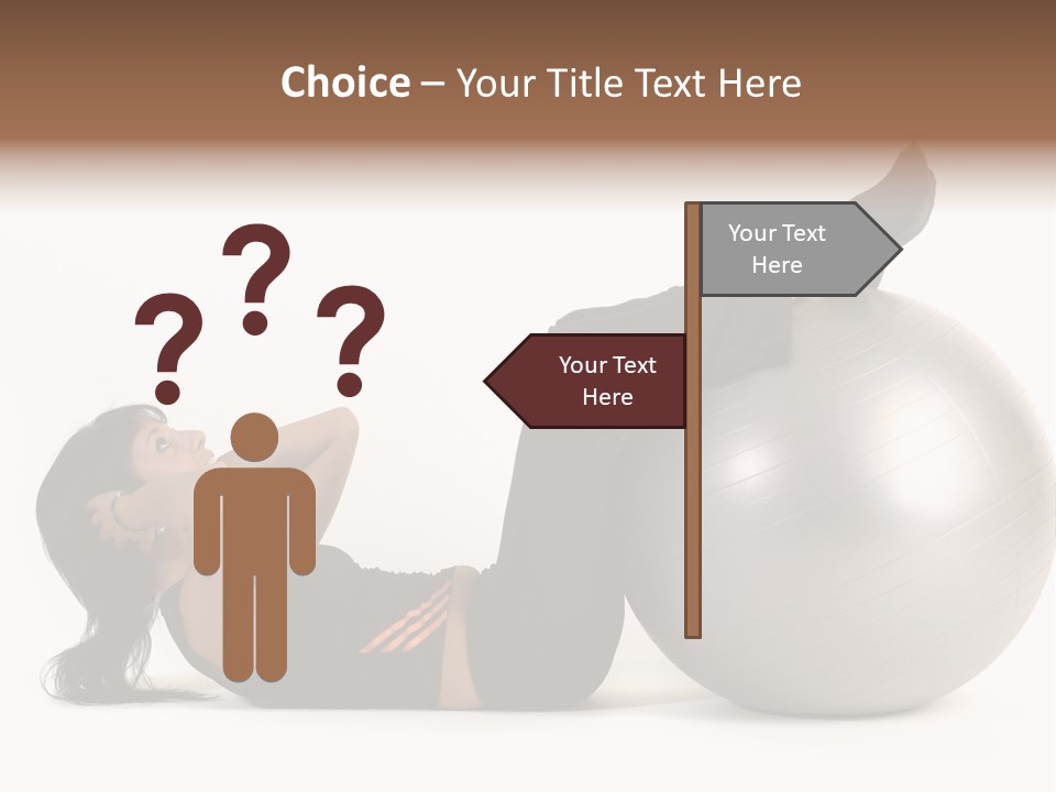 Abdos Musculaire Tenue PowerPoint Template