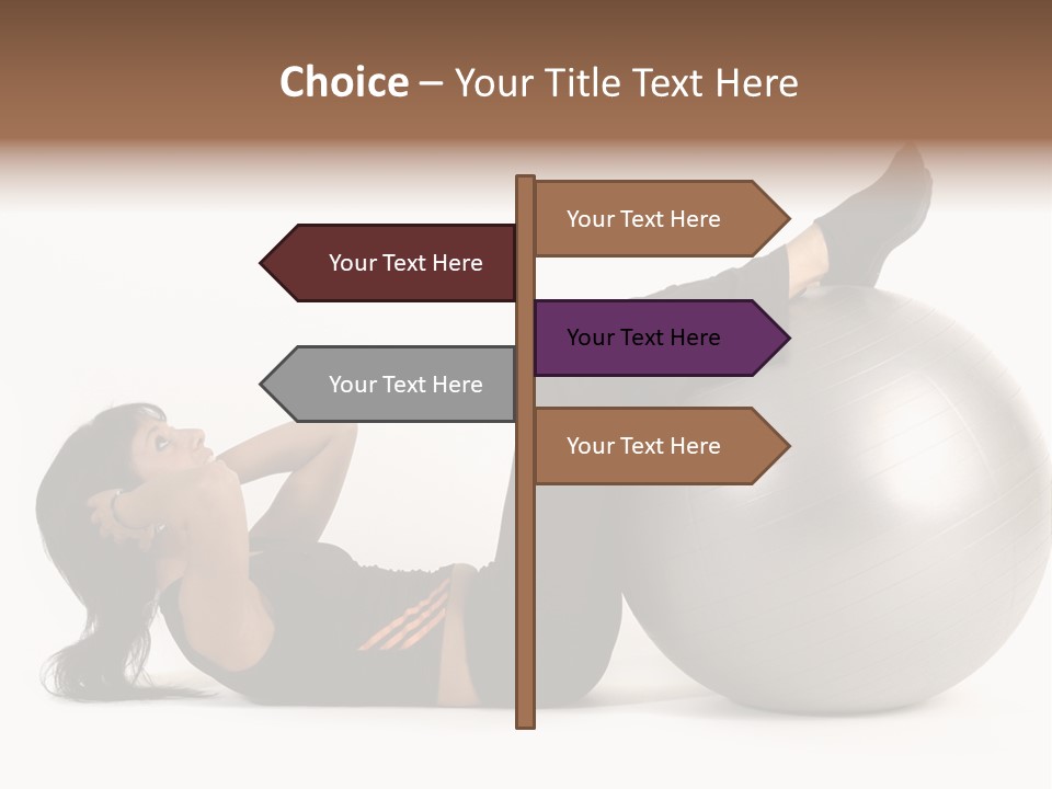 Abdos Musculaire Tenue PowerPoint Template