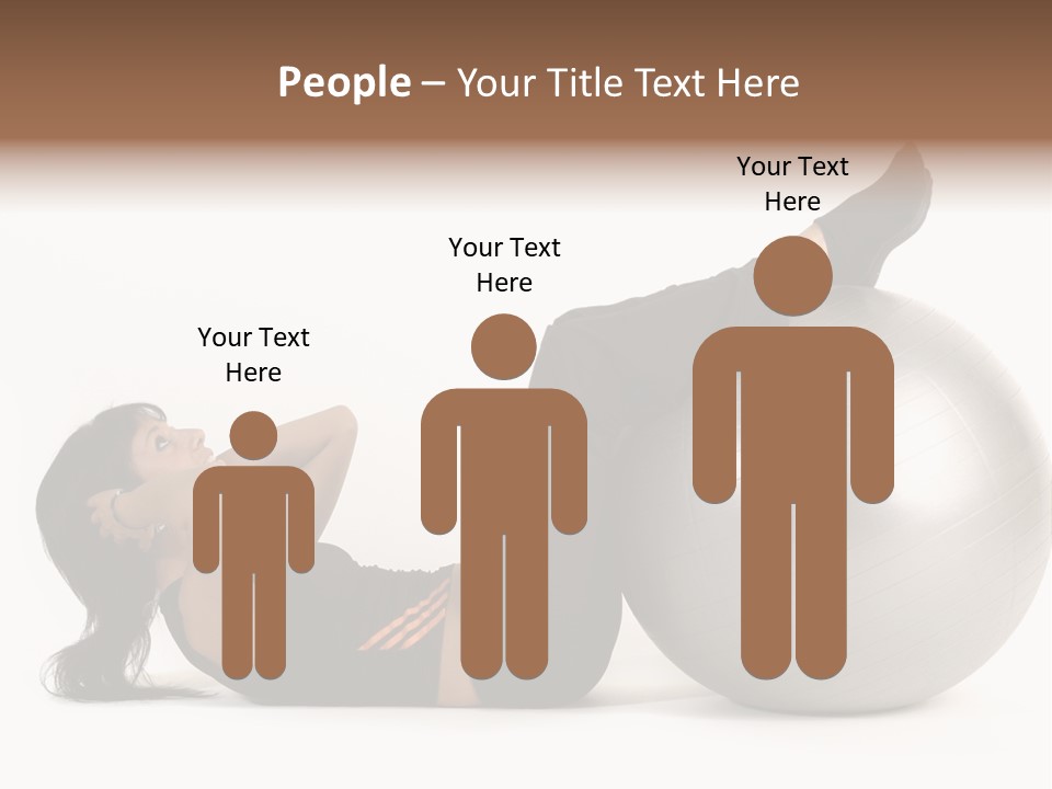 Abdos Musculaire Tenue PowerPoint Template