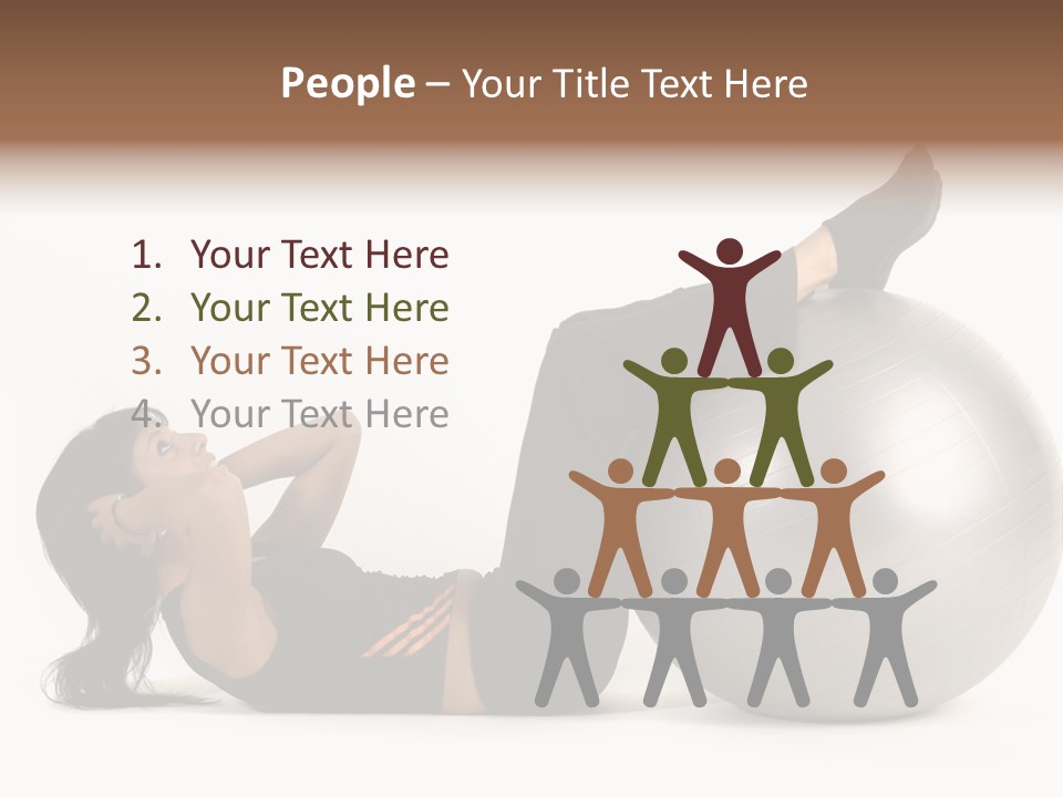 Abdos Musculaire Tenue PowerPoint Template