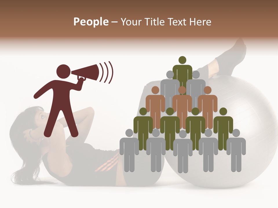 Abdos Musculaire Tenue PowerPoint Template