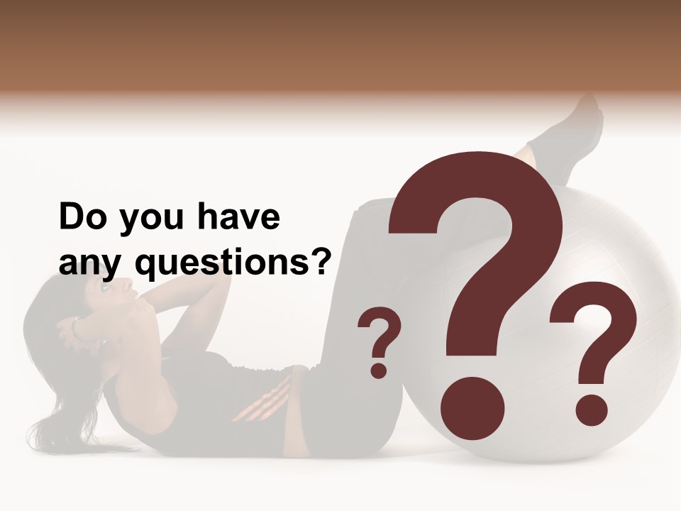 Abdos Musculaire Tenue PowerPoint Template