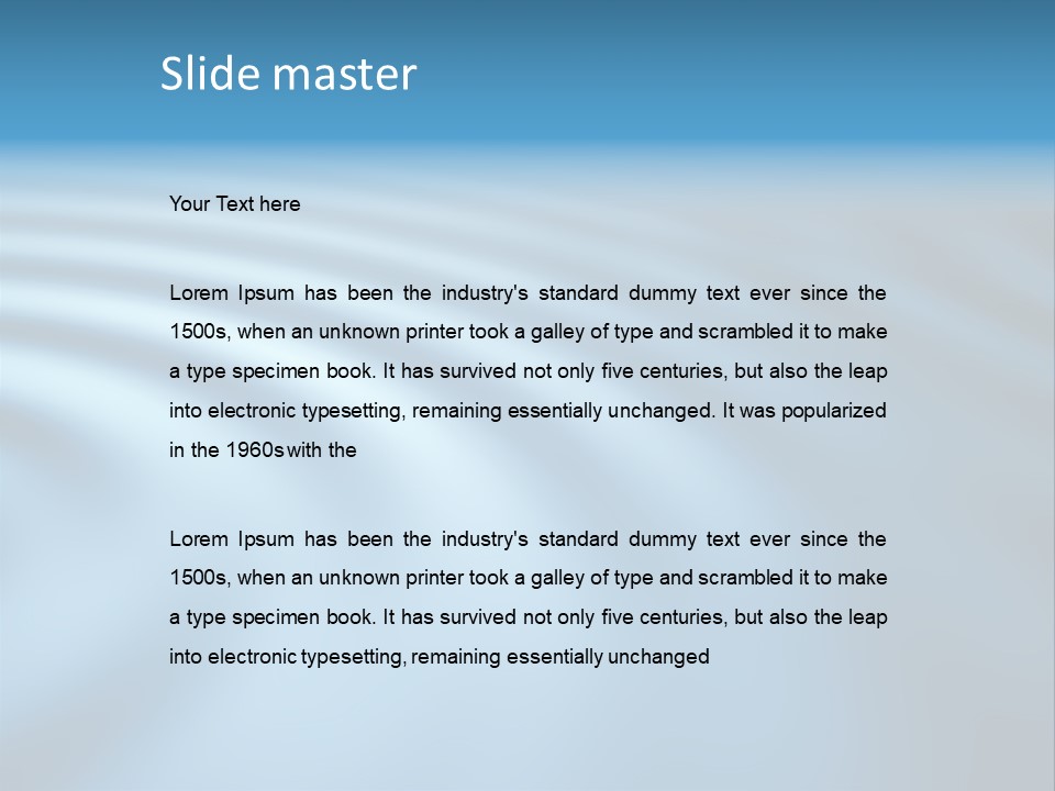Reflection Effect Clean PowerPoint Template