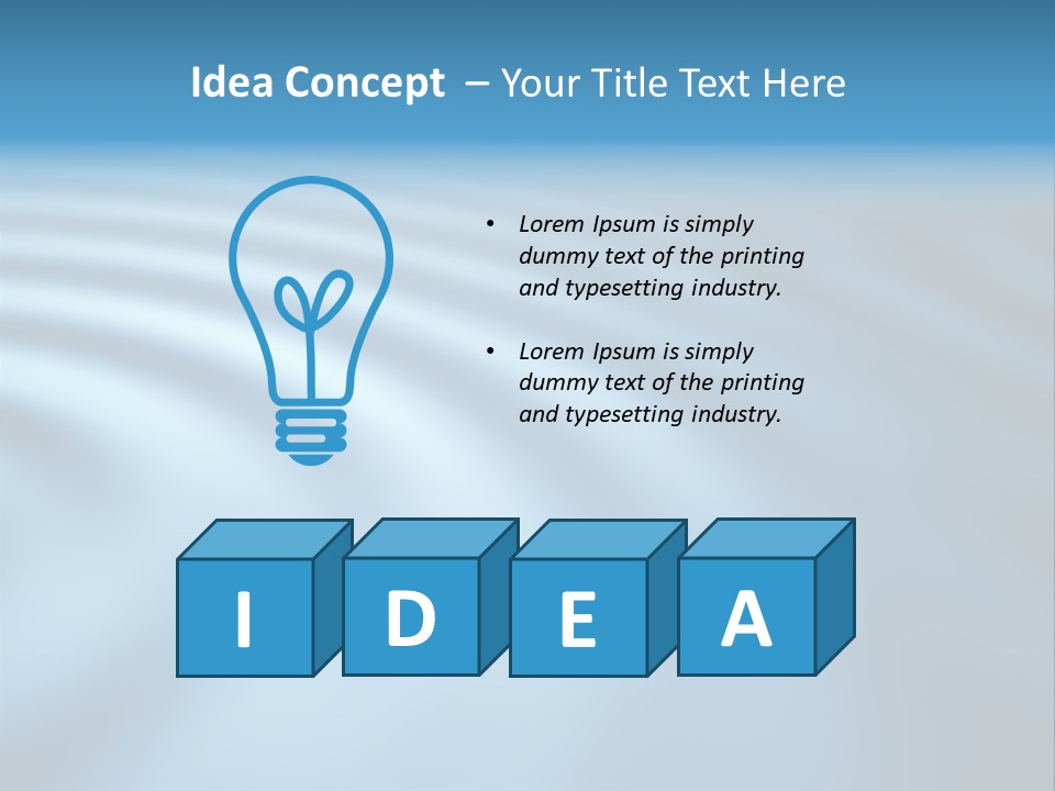 Reflection Effect Clean PowerPoint Template
