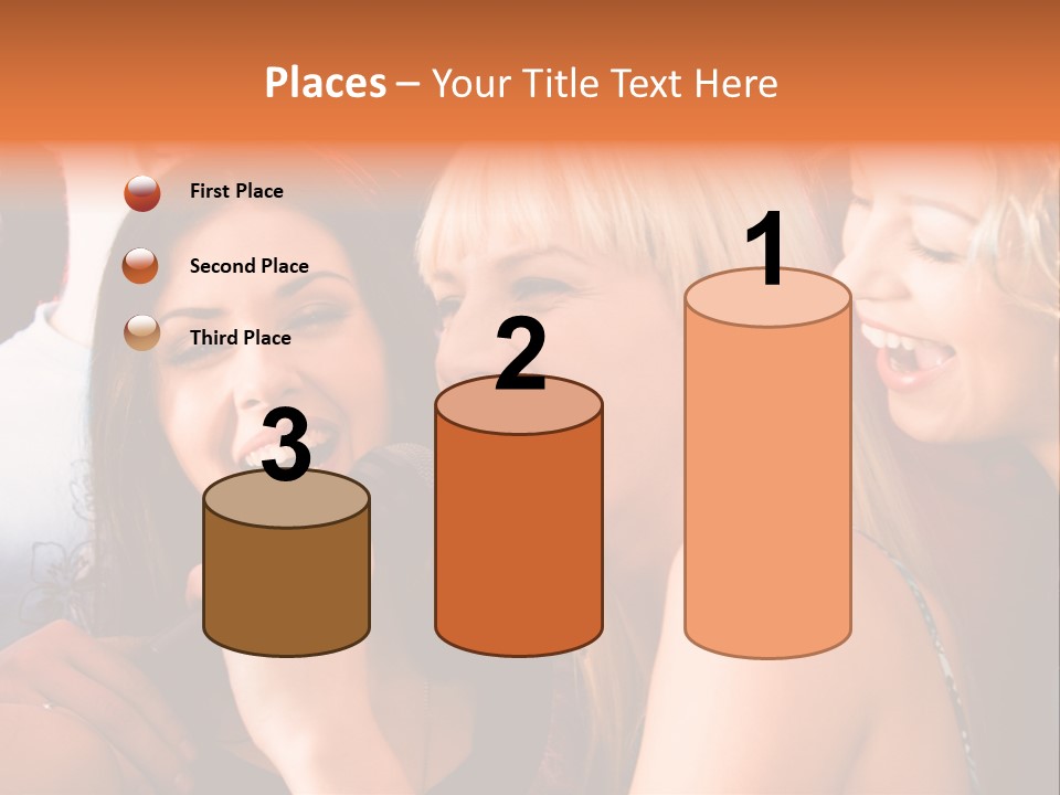Year Festive Girl PowerPoint Template