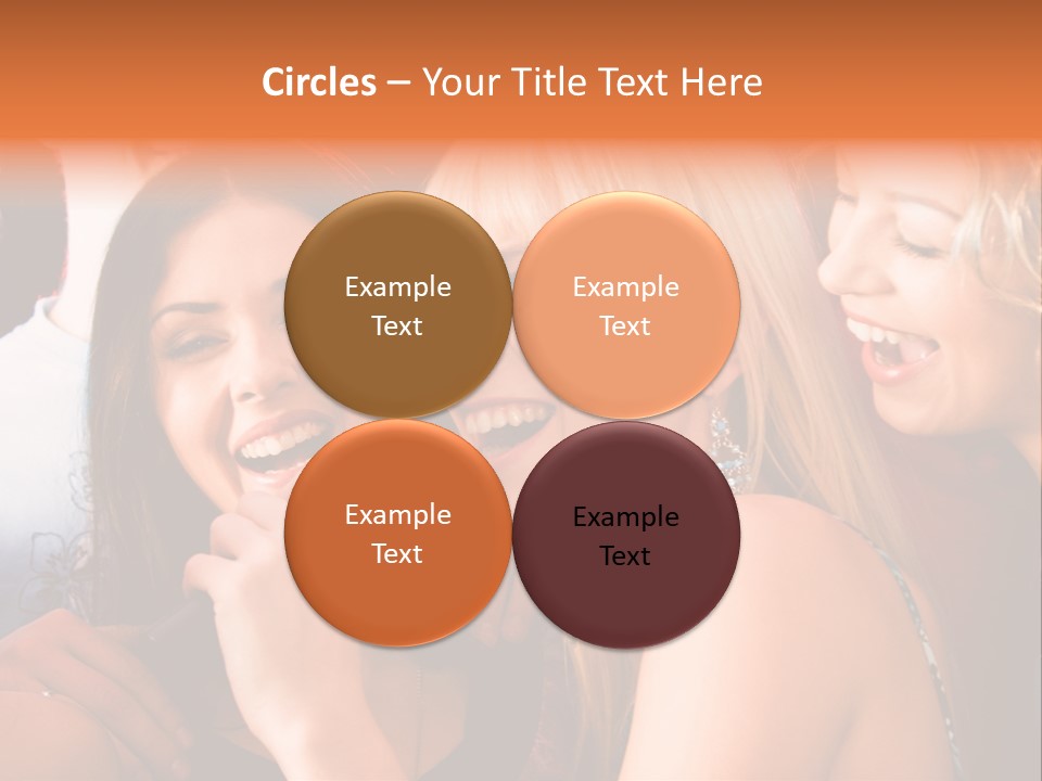 Year Festive Girl PowerPoint Template