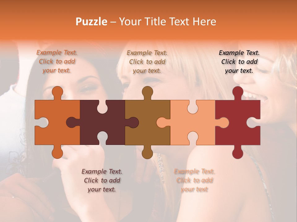 Year Festive Girl PowerPoint Template