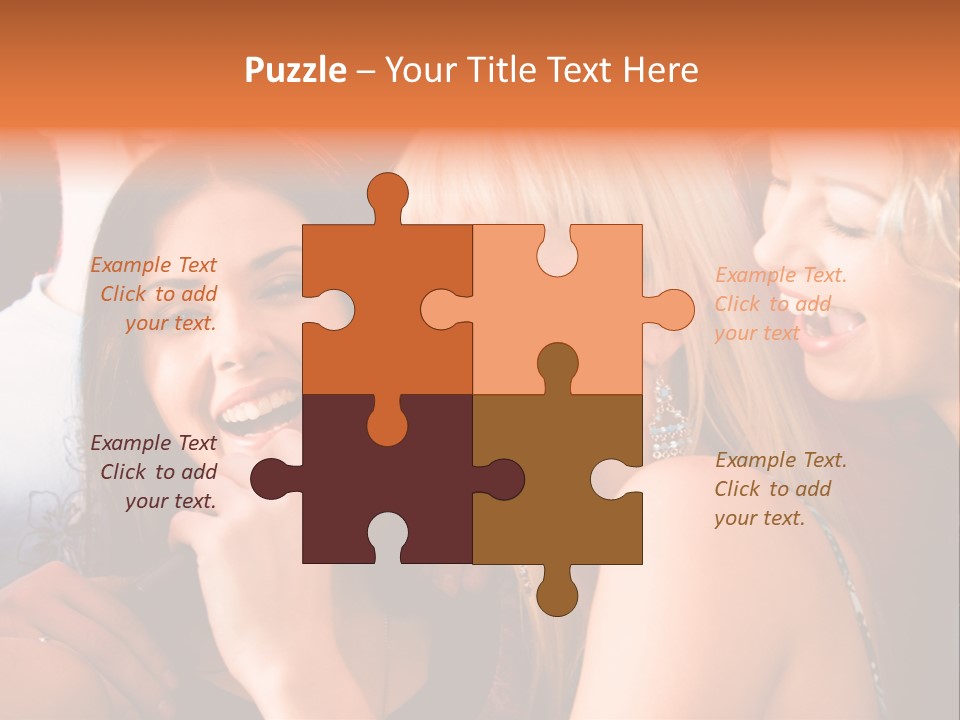 Year Festive Girl PowerPoint Template