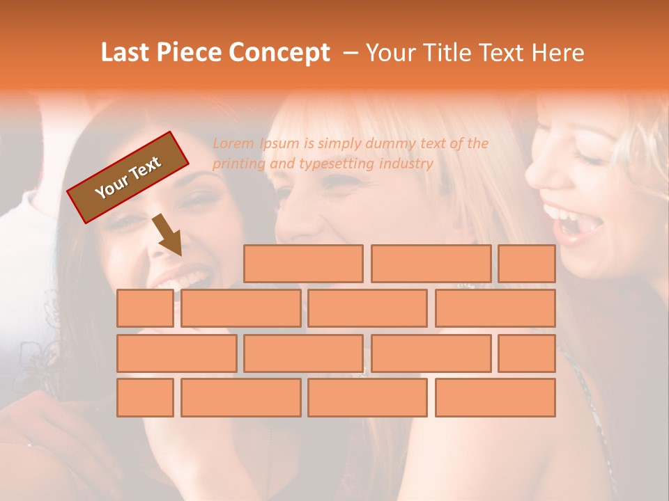 Year Festive Girl PowerPoint Template