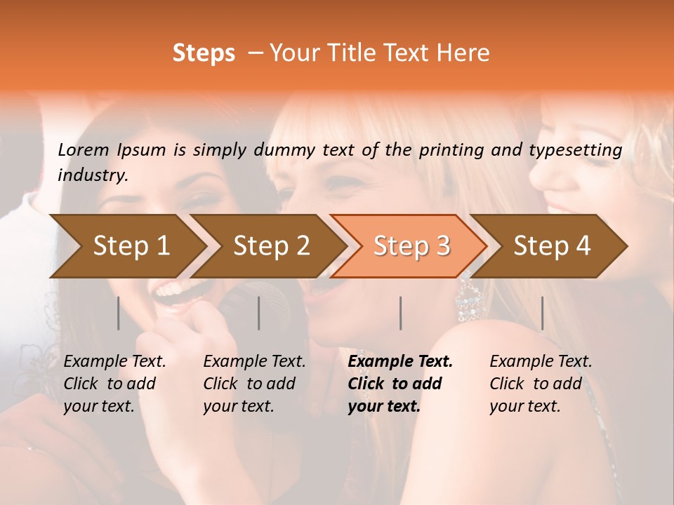 Year Festive Girl PowerPoint Template