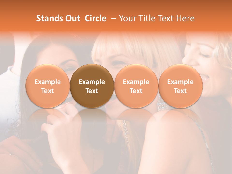 Year Festive Girl PowerPoint Template