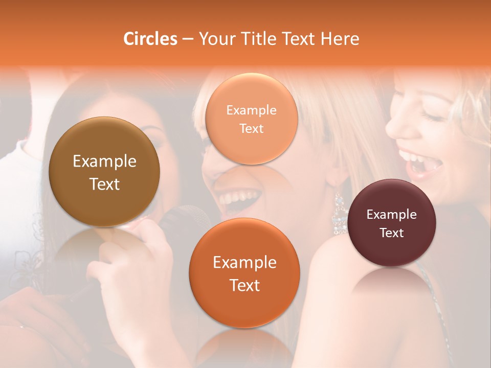 Year Festive Girl PowerPoint Template