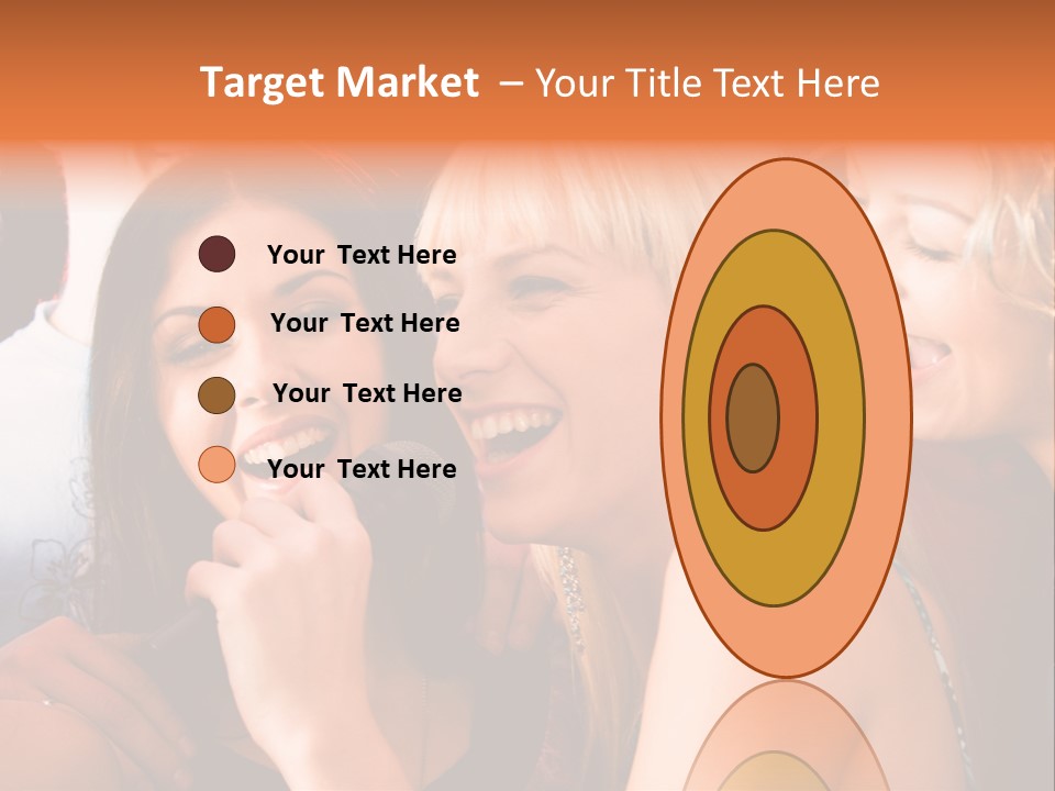 Year Festive Girl PowerPoint Template