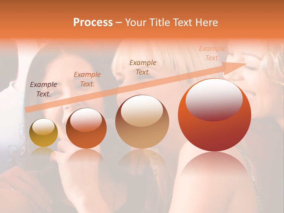 Year Festive Girl PowerPoint Template