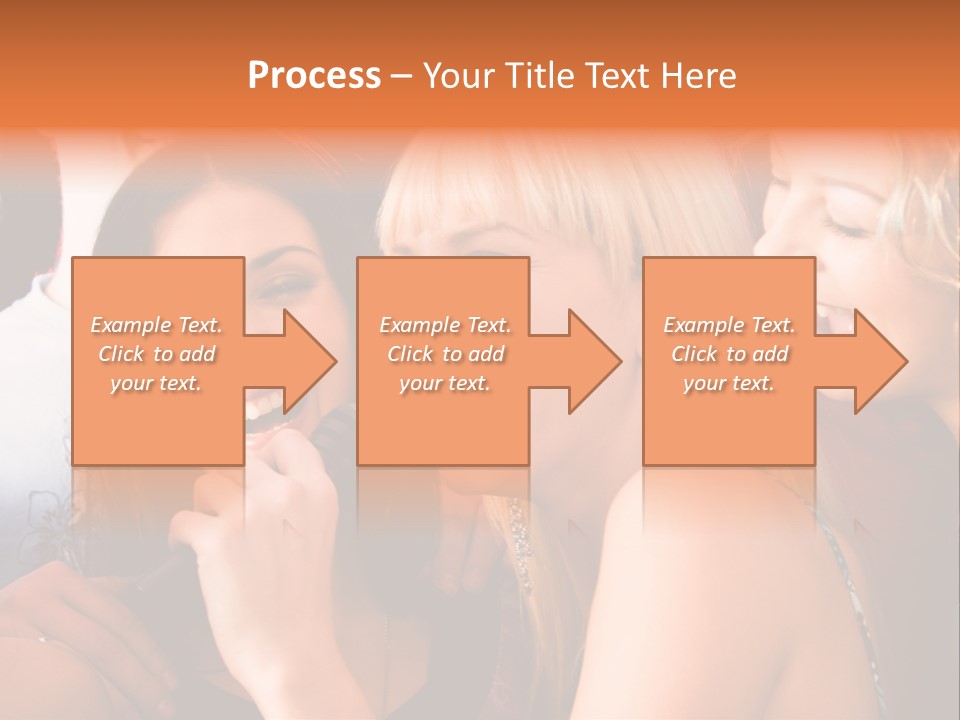 Year Festive Girl PowerPoint Template
