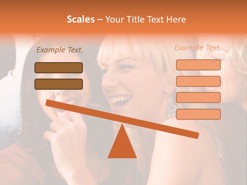 Year Festive Girl PowerPoint Template