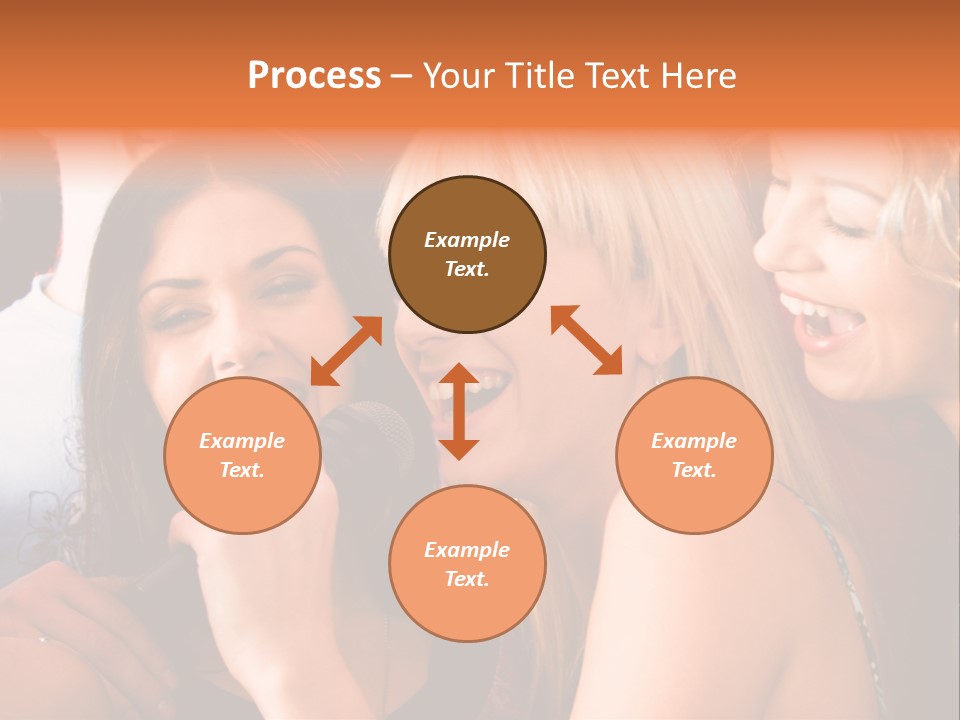 Year Festive Girl PowerPoint Template