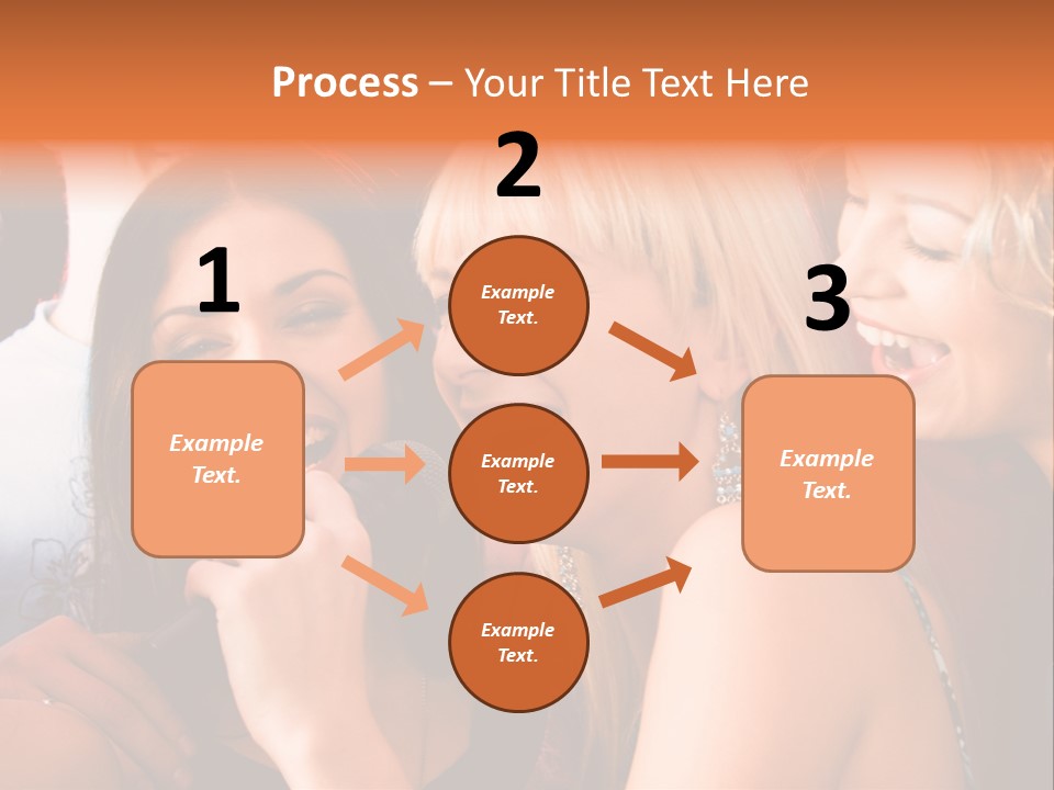 Year Festive Girl PowerPoint Template